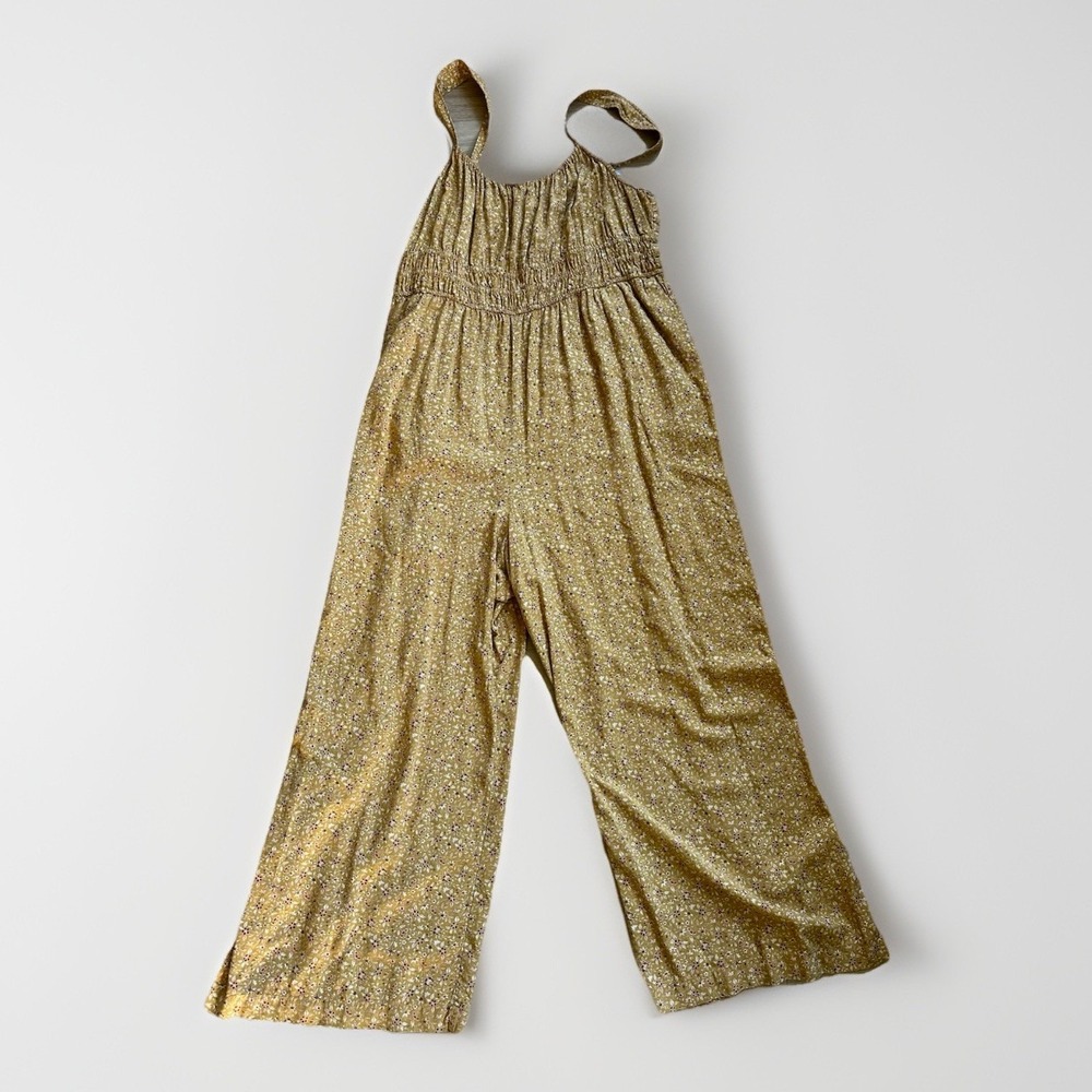 Madewell Sophia Tank Wide Leg Jumpsuit Floral XXL 2XL Pockets Cottagecore